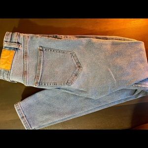 Zara Light Wash Denim High Waisted Skinny Jeans